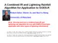 A Combined IR and Lightning Rainfall PowerPoint PPT Presentation