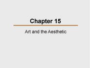 Art and the Aesthetic