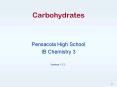 Carbohydrates PowerPoint PPT Presentation