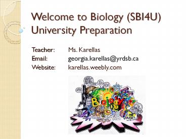 Welcome%20to%20Biology%20(SBI4U)%20University%20Preparation