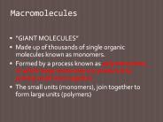 Macromolecules