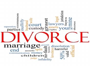 The Anatomy Of A Divorce Case