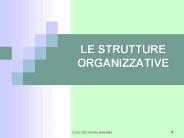 LE STRUTTURE ORGANIZZATIVE