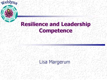 Resilience and Leadership Competence