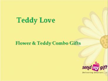 Teddy Gifts Online | Order Teddy with Flowers at Sendmygift