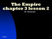 The Empire chapter 3 lesson 2