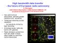 High bandwidth data transfer - the future of European radio astronomy S. Garrington Jodrell Bank Observatory U.Manchester/e-MERLIN UK on behalf of the European VLBI Network (EVN) PowerPoint PPT Presentation