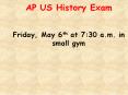 AP US History Exam PowerPoint PPT Presentation