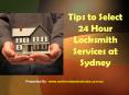Tips to Select 24 Hour Locksmith Services at Sydney PowerPoint PPT Presentation