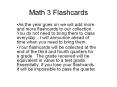 Math 3 Flashcards PowerPoint PPT Presentation