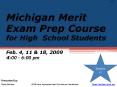 Michigan Merit Exam Prep Course for High School Students Feb. 4, 11 PowerPoint PPT Presentation