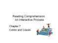 Reading Comprehension: An Interactive Process PowerPoint PPT Presentation