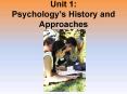 Unit 1: Psychology PowerPoint PPT Presentation