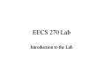 EECS%20270%20Lab PowerPoint PPT Presentation