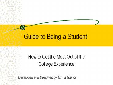 Guide to Being a Student