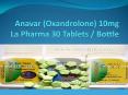 Anavar (Oxandrolone) 10mg La Pharma 30 Tablets  Bottle PowerPoint PPT Presentation