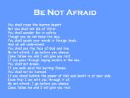Be Not Afraid