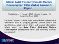 Factors influencing for the development of Axial Piston Hydraulic Motors Consumption 2016 Market | MIR PowerPoint PPT Presentation