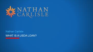 What is a USDA Loan?