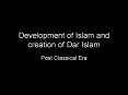Development of Islam and creation of Dar Islam PowerPoint PPT Presentation