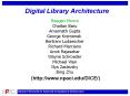 Digital Library Architecture PowerPoint PPT Presentation