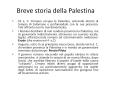 Breve storia della Palestina PowerPoint PPT Presentation