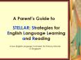 STELLAR: Strategies for English Language Learning and Reading PowerPoint PPT Presentation