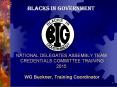 NATIONAL DELEGATES ASSEMBLY TEAM CREDENTIALS COMMITTEE TRAINING 2015  WG Buckner, Training Coordinator PowerPoint PPT Presentation