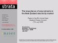 The importance of new entrants in the New Zealand electricity market PowerPoint PPT Presentation