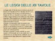LE LEGGI DELLE XII TAVOLE