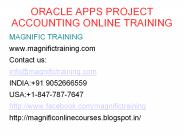 Live Oracle Apps Project Accounting Online Training in USA