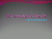 SEO Company in Chennai