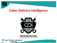 Cyber Defence Intelligence- (CDI)