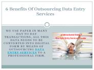 6 Benefits Of Outsourcing Data Entry Services Texas