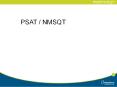 PSAT / NMSQT PowerPoint PPT Presentation