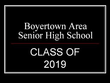 Boyertown Area Senior High School