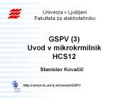 Uvod v Hcs12