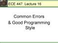 ECE 447: Lecture 16 PowerPoint PPT Presentation