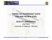 THEMIS FM1 INSTRUMENT SUITE