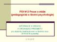 INFORMACE K OBSAHU PowerPoint PPT Presentation