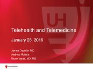 Telehealth and Telemedicine