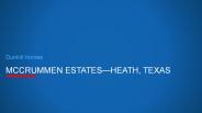 McCrummen Estates - Heath, Tx