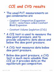CCE and CVD results