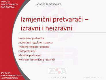 Izmjenicni pretvaraci 