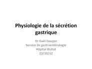 Physiologie de la s