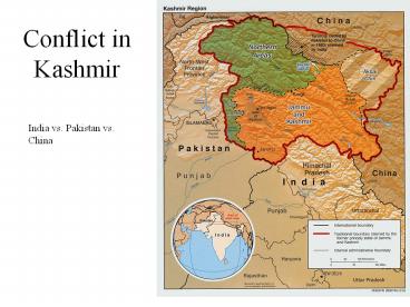Conflict in Kashmir