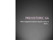 Prehistoric GA