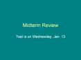 Midterm Review PowerPoint PPT Presentation