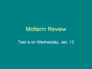 Midterm Review