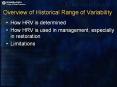 Overview of Historical Range of Variability PowerPoint PPT Presentation
